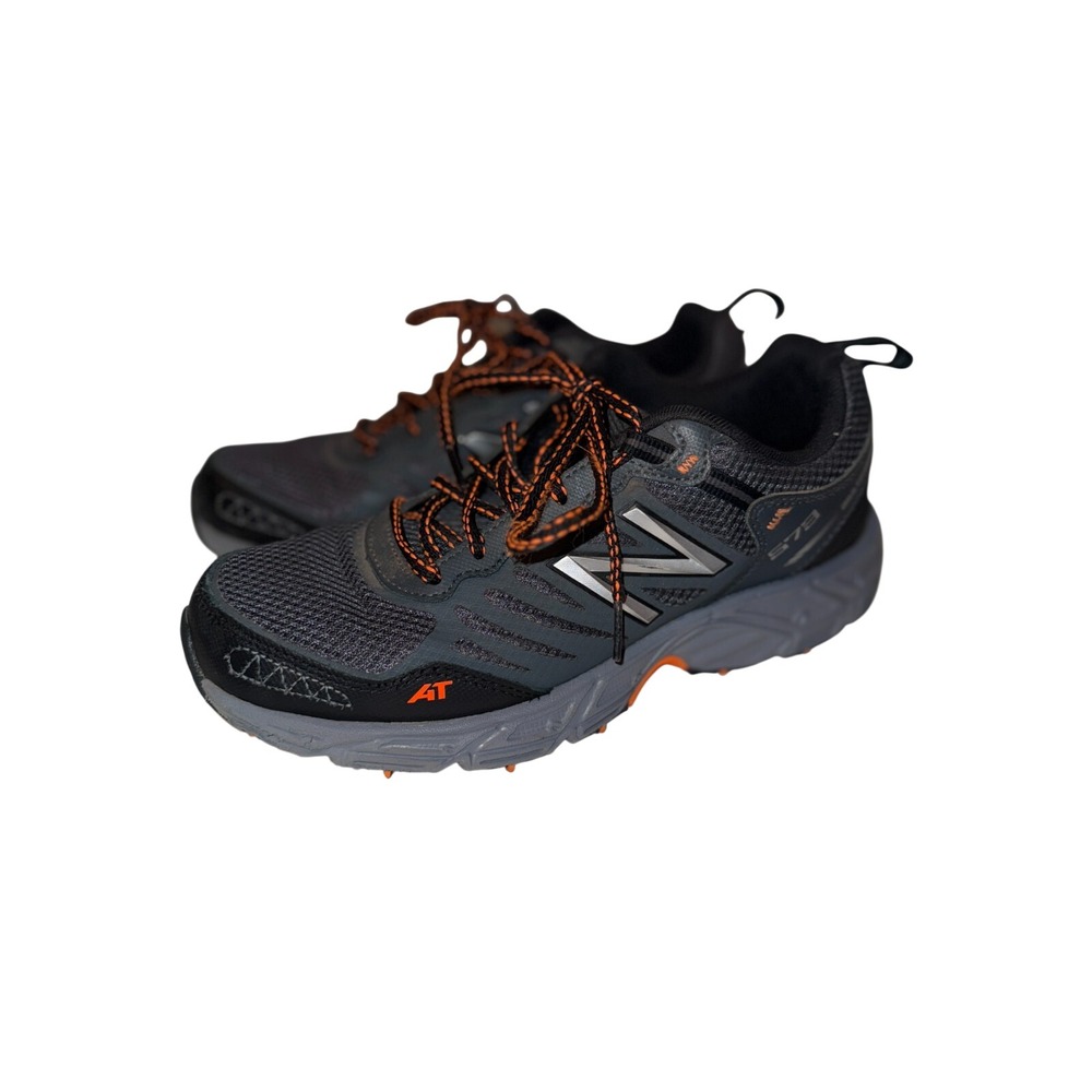 New Balance 573 v3 Mens Sneakers 8.5 D Gray Black Athletic Trail Running Shoes